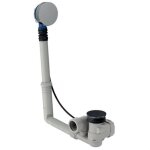 Vidage de baignoire rotatif avec kit de finition chrom brillant - geberit - 150. 616. 21. 6