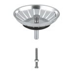 Vidage - grohe - bonde grille  vier - inox - a grille - intrieur