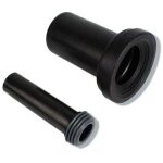 Vidage wc ? jeu de manchettes pour cuvette suspendue ? plastique durable ? raccords pour tuyauterie ? ...