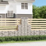 Vidaxl 6 gabions en fil galvanis