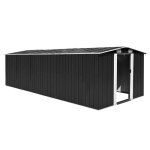 Vidaxl abri de jardin 257x580x181 cm métal anthracite 143354 Vidaxl abri de jardin 257x580x181 cm métal anthracite 143354