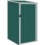 Vidaxl abri de jardin vert 87x98x159 cm acier galvanis