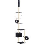 Vidaxl arbre  chat avec griffoirs en sisal 260 cm bleu fonc