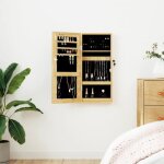 Vidaxl armoire  bijoux avec miroir murale 30 x 8, 5 x 67 cm 353210