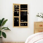 Vidaxl armoire  bijoux avec miroir murale 30x8, 5x90 cm 353213