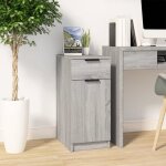 Vidaxl armoire de bureau sonoma gris 33, 5x50x75 cm bois d'ingnierie817130