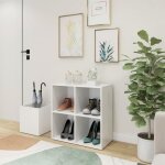 Vidaxl armoire  chaussures d'entre blanc 105x35, 5x70 cm agglomr 808251