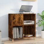 Vidaxl armoire  disques, armoire latrale avec rangement, meuble pour tourne - disque, buffet de salon, ...
