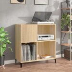 Vidaxl armoire  disques chne sonoma 84, 5x38x89 cm bois d'ingnierie 832000