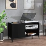 Vidaxl armoire  disques, armoire latrale avec rangement, meuble pour tourne - disque, buffet de salon, ...