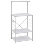Vidaxl armoire  micro - ondes blanc 60x39, 6x123 cm agglomr