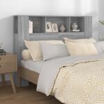 Vidaxl armoire de tête de lit sonoma gris 140x18, 5x104, 5 cm 817271 Vidaxl armoire de tête de lit sonoma gris 140x18, 5x104, 5 cm 817271