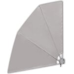 Auvent latral - vidaxl - 210 x 210 cm - crme - polyester - tanche et rsistant aux salissures