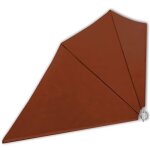 Auvent - vidaxl - pliable - terre cuite - 160x240 cm - rsistant aux intempries
