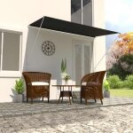 Vidaxl auvent rtractable 350x150 cm anthracite