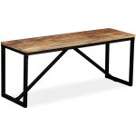 Vidaxl banc 110 x 35 x 45 cm bois de manguier massif Vidaxl banc 110 x 35 x 45 cm bois de manguier massif