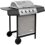 Vidaxl barbecue gril  gaz avec 4 brleurs gril d'extrieur grille de cuisson barbecue de jardin barbecue ...