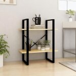 Vidaxl bibliothque  2 niveaux 60x30x70 cm bois de pin massif