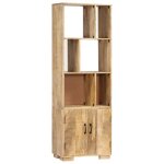 Vidaxl bibliothque 60x35x180 cm bois de manguier solide