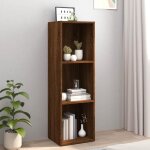 Vidaxl bibliothque - meuble tv chne marron 36x30x114cm bois ingnierie 826657