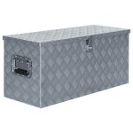 Vidaxl boîte en aluminium 905 x 35 x 40 cm argenté Vidaxl boîte en aluminium 905 x 35 x 40 cm argenté