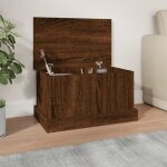 Vidaxl bote de rangement chne marron 50x30x28 cm bois d'ingnierie 816503
