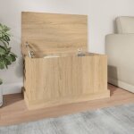 Vidaxl bote de rangement chne sonoma 70x40x38 cm bois d'ingnierie 816507