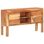 Vidaxl buffet 116x30x66 cm bois d'acacia massif