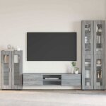 Vidaxl buffet / bahut / enfilade gris sonoma 555 x 29 x 103 cm - bois ding�nierie finition mate