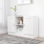 Vidaxl buffet blanc 120x30, 5x70 cm agglomr