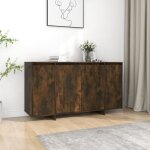Vidaxl buffet chne fum 135x41x75 cm agglomr