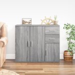 Vidaxl buffet sonoma gris 91x29, 5x75 cm bois d'ingnierie 823275
