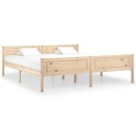 Vidaxl cadre de lit bois de pin massif 180x200 cm