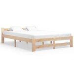 Vidaxl cadre de lit bois de pin massif 180x200 cm