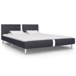 Vidaxl cadre de lit noir similicuir 120 x 200 cm Vidaxl cadre de lit noir similicuir 120 x 200 cm