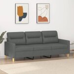 Vidaxl canapé à 3 places, sofa de salon avec accoudoirs et oreillers de dossier, meuble de salle de séjour ... Vidaxl canapé à 3 places, sofa de salon avec accoudoirs et oreillers de dossier, meuble de salle de séjour ...