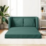 Vidaxl canap - lit 2 en 1, lit de jour avec coussins rembourrs, lit d'invit pliable salle de sjour ...