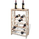 Casier à bouteilles - vidaxl - bois de sapin - 25 bouteilles - 50 cm - marron Casier à bouteilles - vidaxl - bois de sapin - 25 bouteilles - 50 cm - marron