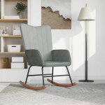 Vidaxl chaise  bascule chaise de relaxation sige de relaxation fauteuil de salon salle de sjour sige ...