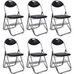 Jeu de chaise pliable 6 pcs 241494 Jeu de chaise pliable 6 pcs 241494