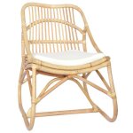Vidaxl chaise en rotin lin 325481 Vidaxl chaise en rotin lin 325481