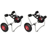 Vidaxl chariots pour kayak 2 pcs aluminium Vidaxl chariots pour kayak 2 pcs aluminium