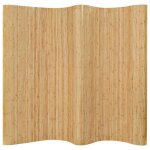 Cloison de s�paration - vidaxl - 250 x 165 cm - bambou - naturel clair - int�rieur