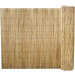 Cl�ture de jardin - vidaxl - roseau - 500 x 100 cm - �cologique - marron