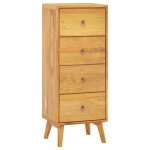 Vidaxl commode 40x30x100 cm bois massif de teck 340736