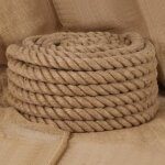 Vidaxl corde de jute 5 m de long 50 mm d'paisseur 153778