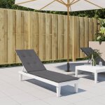 Vidaxl coussin de chaise de terrasse anthracite (75 + 105)x50x3 cm 314173
