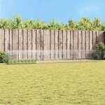 Vidaxl enclos pour lapins 400 x 78 x 78 cm en acier galvanis� - ext�rieur argent / beige