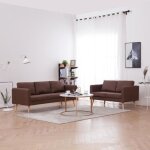 Vidaxl ensemble de canap 2 pcs mobilier de salon meuble de salon canap - lit sofa de salon maison salle ...
