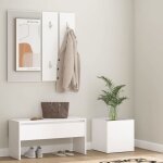 Vidaxl ensemble de meubles de couloir ensemble de vestiaire banc d'entrée miroir jardinière salon intérieur ... Vidaxl ensemble de meubles de couloir ensemble de vestiaire banc d'entrée miroir jardinière salon intérieur ...